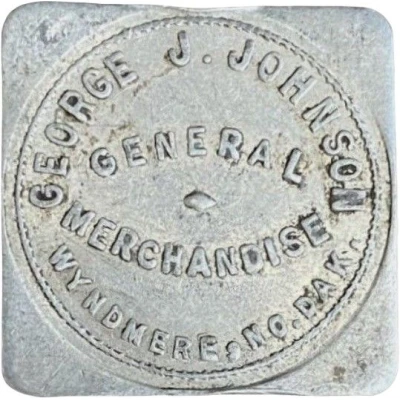 25 Cents - George J. Johnson (Wyndmere, North Dakota) ND front
