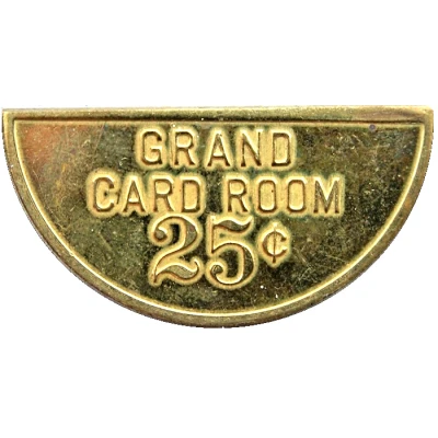 25 Cents - Grand Card Room (Fargo, North Dakota) ND front