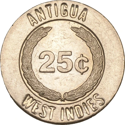 25 Cents (Grand Princess Casino, Antigua) ND back