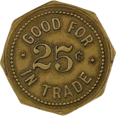 25 Cents - Grayson Cooperative Co Blanding, Utah ND back