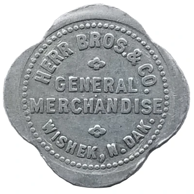 25 Cents - Herr Bros. and Co. (Wishek, North Dakota) ND front