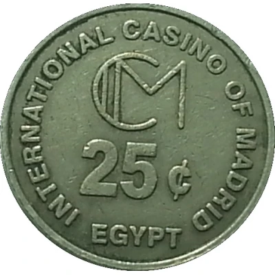 25 Cents - International Casino of Madrid ND front