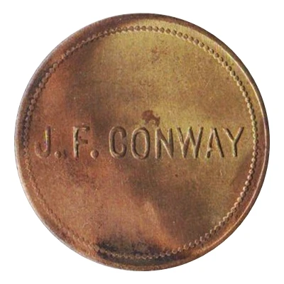 25 Cents - J. F. Conway (Lushton, Nebraska) ND front