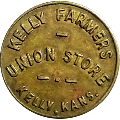 25 Cents - Kelly Farmers Union Store ND front