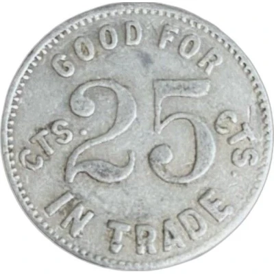 25 Cents - Little and Johnson (Wyndmere, North Dakota) ND back