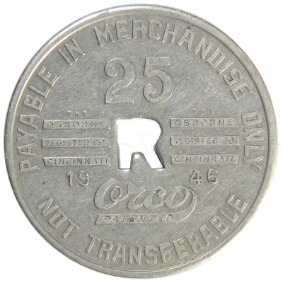 25 Cents - Logan County Coal Corporation Lundale, West Virginia back