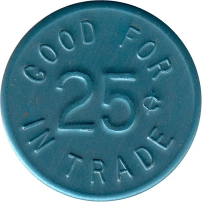 25 Cents - M&M Bar (Butte, Montana) ND back