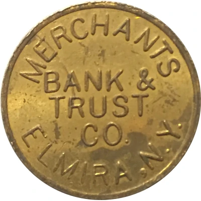 25 Cents Merchants Bank and Trust ND front