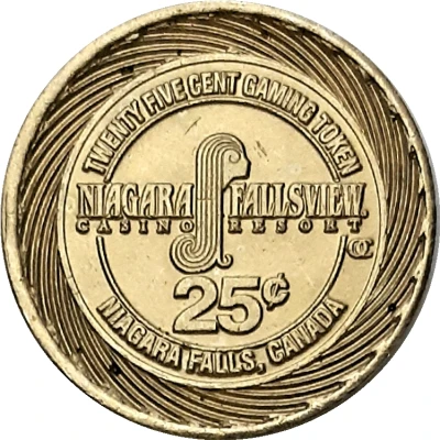 25 Cents - Niagara Fallsview Casino Resort (Ontario) ND back