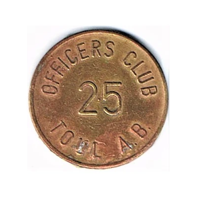 25 Cents - Officers Club Toul ND front