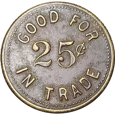 25 Cents - Pirates Cave (Fort Worth, Texas) ND back