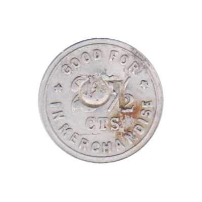 2.5 Cents - Raker's Recreation Parlor (Imperial, Nebraska) ND back