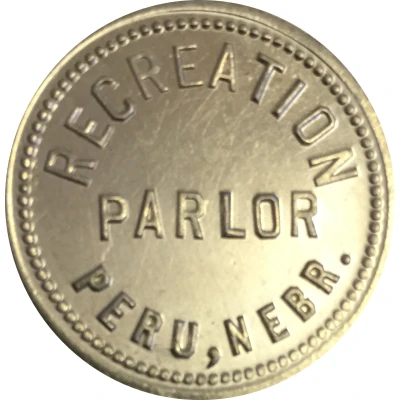 25 Cents - Recreation Parlor (Peru, Nebraska) ND front