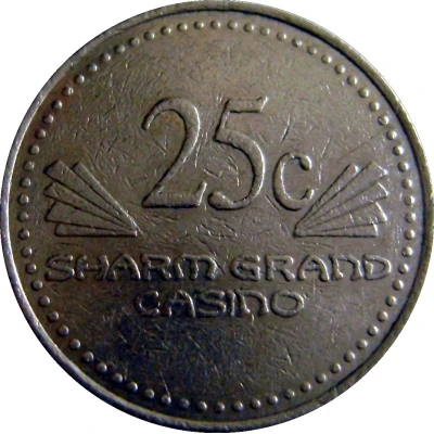 25 Cents - Sharm Grand Casino ND back