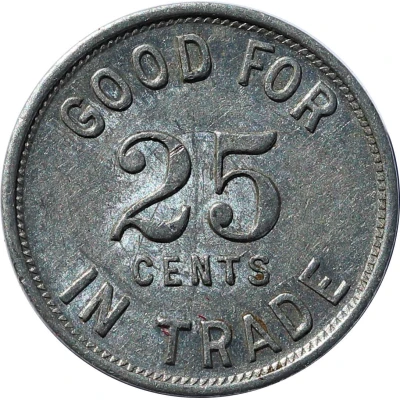 25 Cents - Stanard Supply Co., Store No. 12 (Rachel, West Virginia) ND back