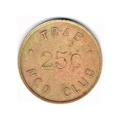 25 Cents - TRAB NCO Club Toul 54 ND back