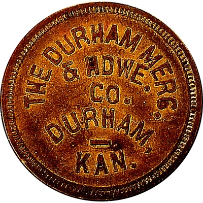 25 Cents - The Durham Merc. and Hdwe. Co. ND front