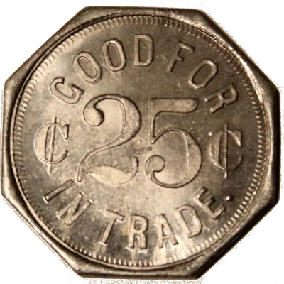 25 Cents - The Highlead (Eureka, California) ND back