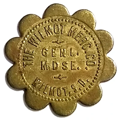 25 Cents - The Wilmot Mercantile Co. (Wilmot, South Dakota) ND front