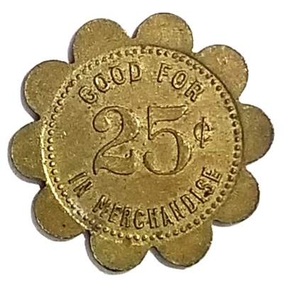 25 Cents - The Wilmot Mercantile Co. (Wilmot, South Dakota) ND back