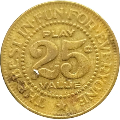 25 Cents - Trolley Games (Salt Lake City, Utah) ND back