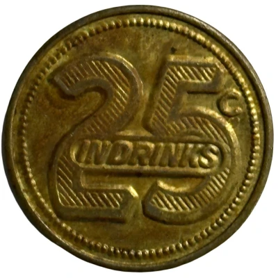 25 Cents - Wil-Cine Liquor's (Chicago, Illinois) ND back
