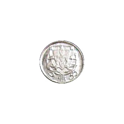 2,50 Escudos Miniature coin; Aluminium back