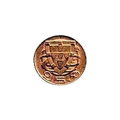 2.50 Escudos Miniature coin; Bronze back