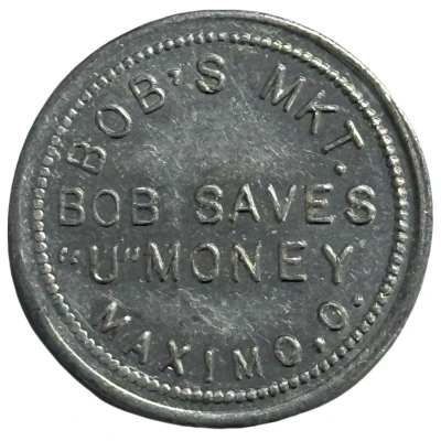 3 Cents - Bob's Market (Maximo, Ohio) ND front