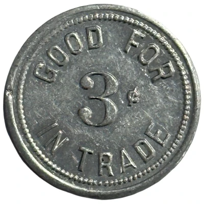 3 Cents - Bob's Market (Maximo, Ohio) ND back