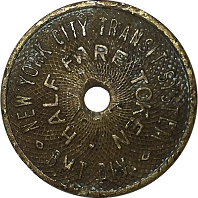 3 Cents - Brooklyn and Queens Transit Co. ND front