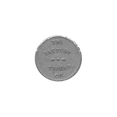 3 Cents - The Factory Stores Co. (Cleveland, Ohio) ND front