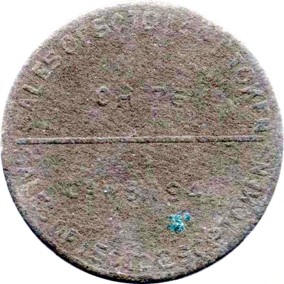 3 Mills - 3% Tax Token Washington ND back