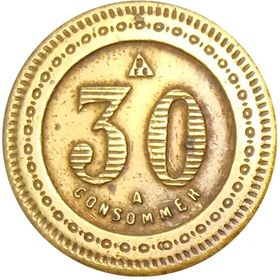 30 Centimes - A Consommer ND back