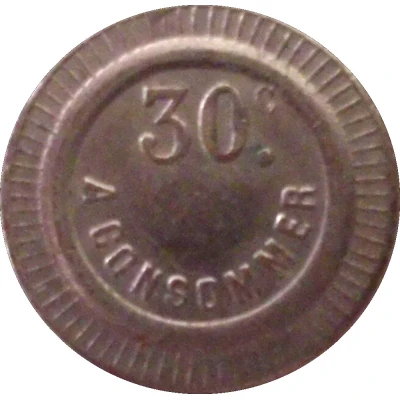 30 Centimes - A Consommer ND back