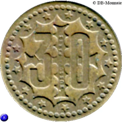 30 Centimes - Bussoz (Paris) ND front