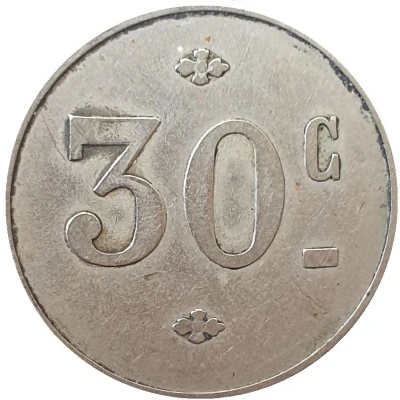 30 Centimes - Grand café d'Alger ND back