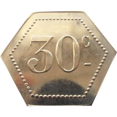 30 Centimes - La goutte de lait (Clermont-Ferrand) ND back