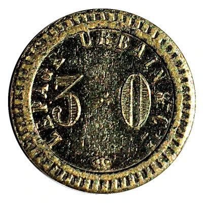 30 Centimes - Lepage urbain and Cie ND front