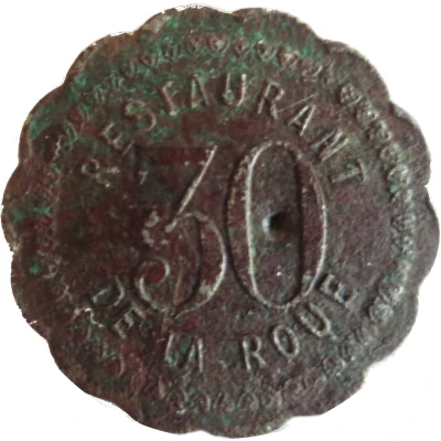 30 Centimes - Restaurant De La Roue ND front