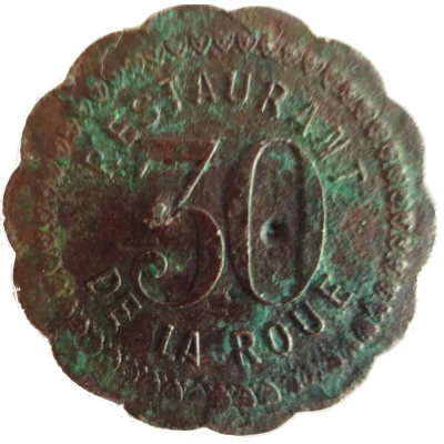 30 Centimes - Restaurant De La Roue ND back