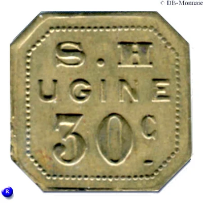30 Centimes (Société des Habitations des Aciéries Électriques) ND front