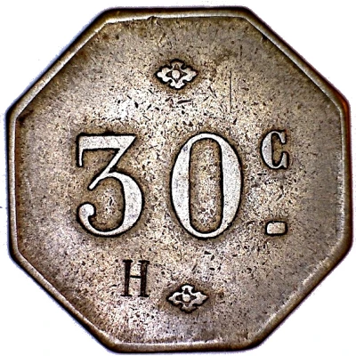 30 Centimes ND front