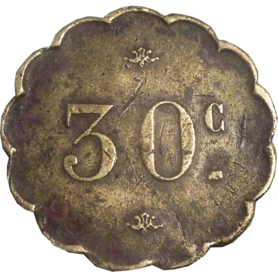 30 Centimes ND front