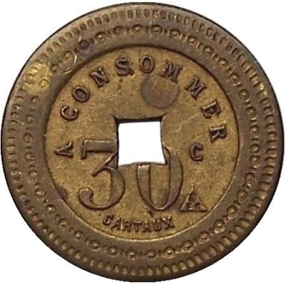 30 centimes - A consommer - Dumoulin - Raismes ND back