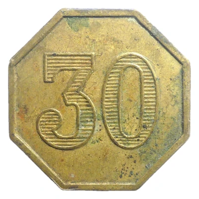 30 centimes - La Comète de Halley ND back