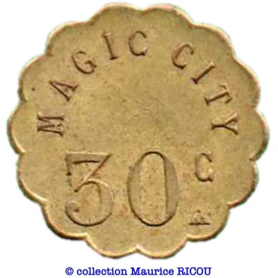 30 centimes - Magic City - Paris [75] ND back