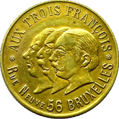 3.6 Francs - Aux Trois François ND front