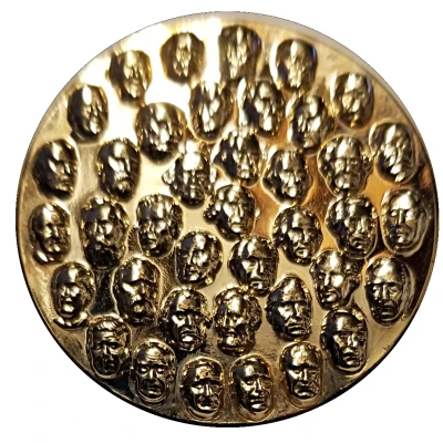 39 Presidents' Coin Reagan Inaugural back