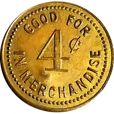 4 Cents - Foster & Grayson (Emerson, Arkansas) ND back
